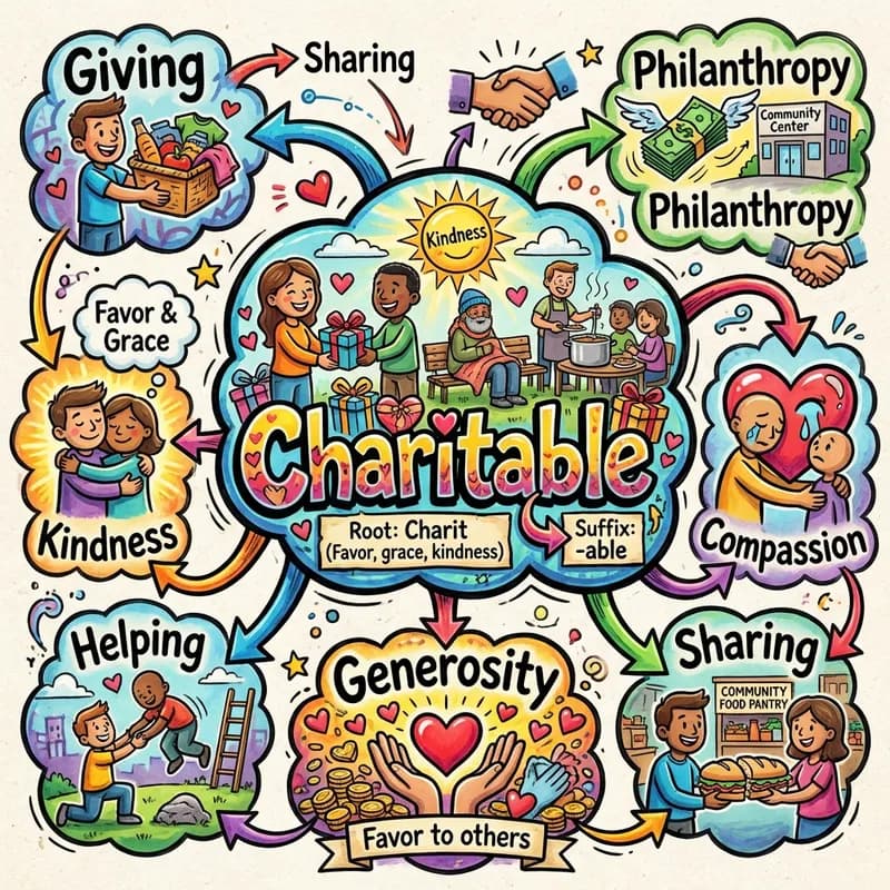 charitable 的心智圖