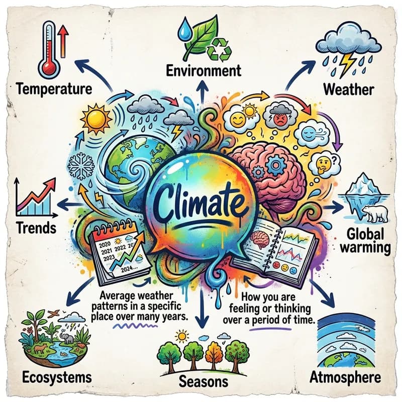 climate 的心智圖