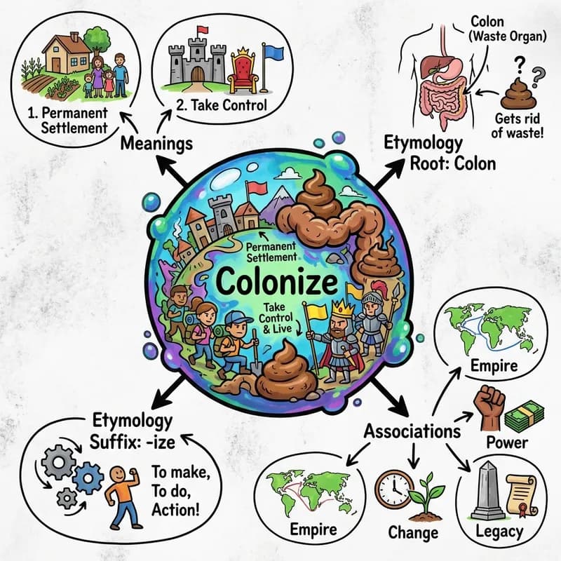 colonize 的心智圖