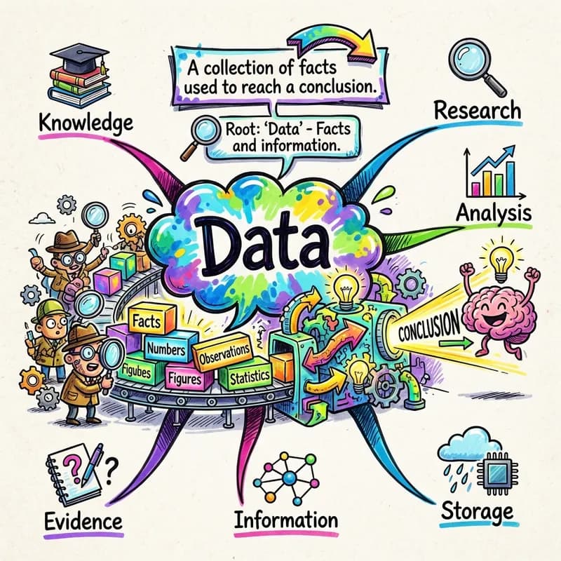 data 的心智圖