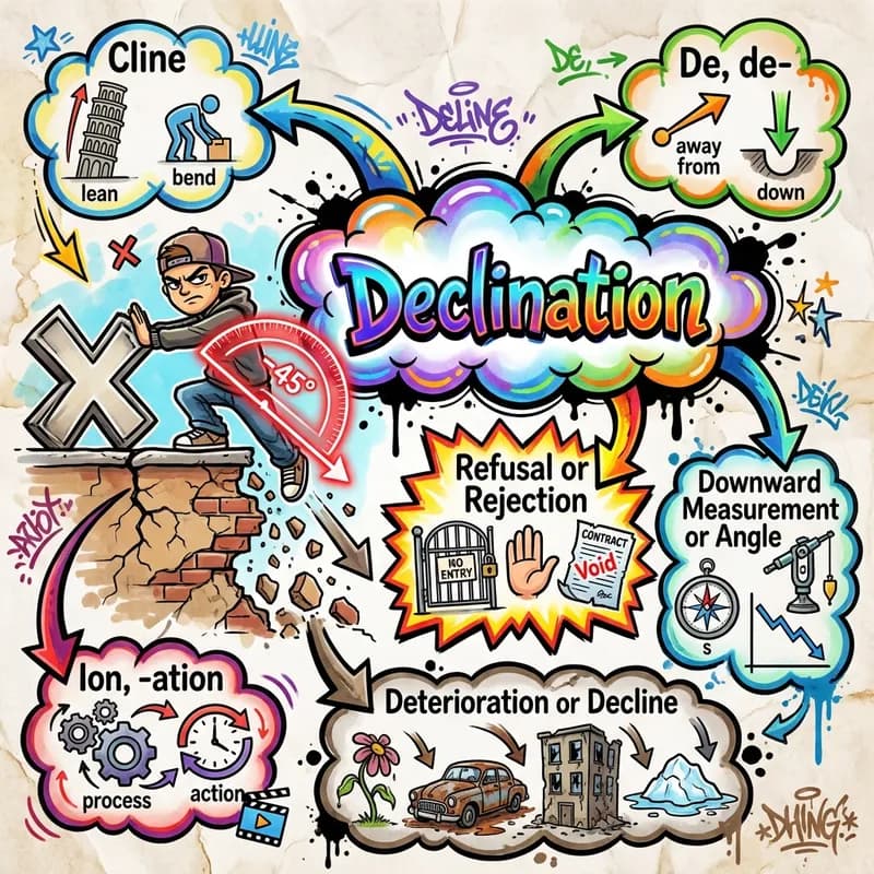 declination 的心智圖