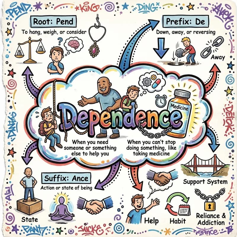 dependence 的心智圖