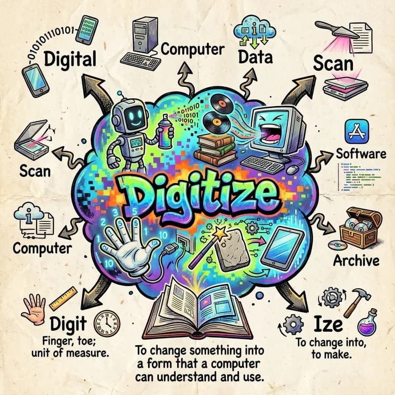 digitize 的心智圖