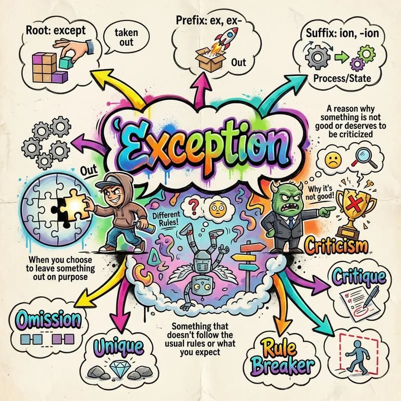 exception 的心智圖