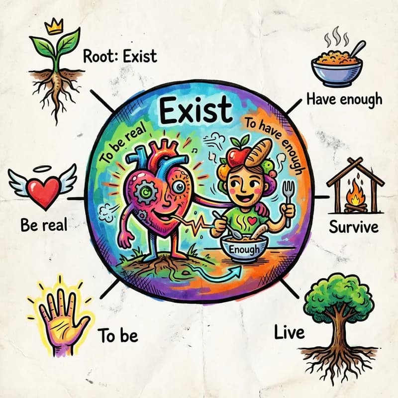 exist 的心智圖
