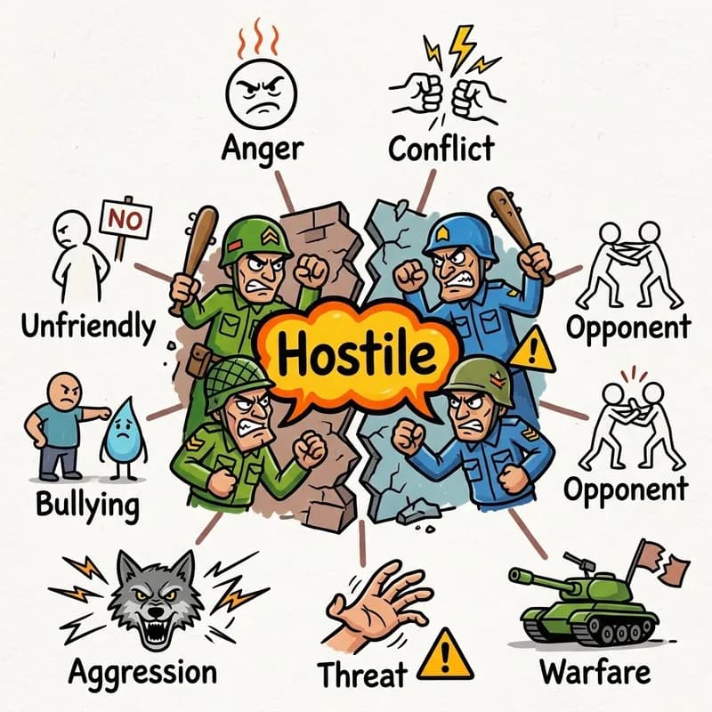 hostile 的心智圖