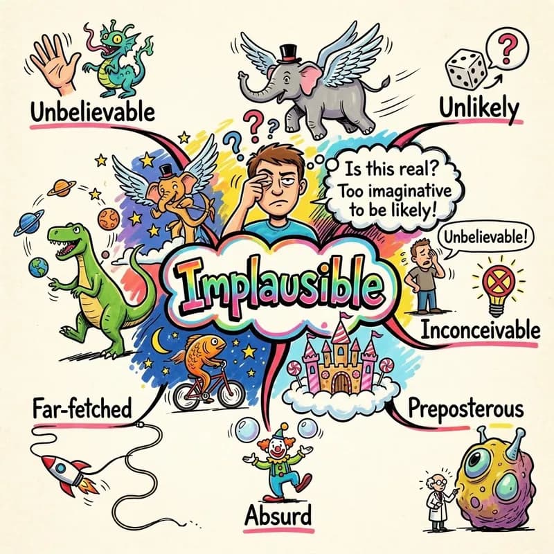 implausible 的心智圖