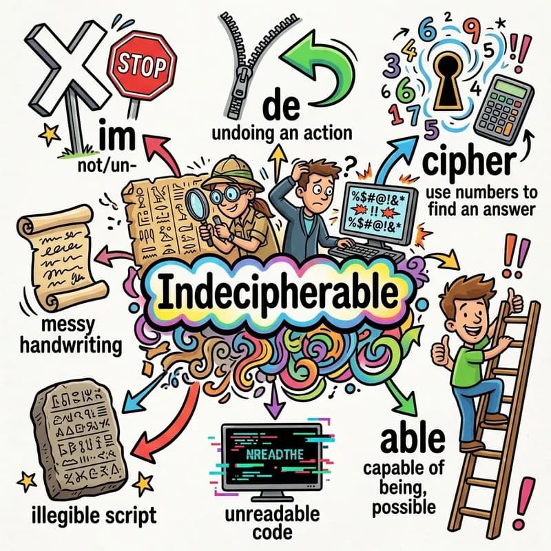 indecipherable 的心智圖