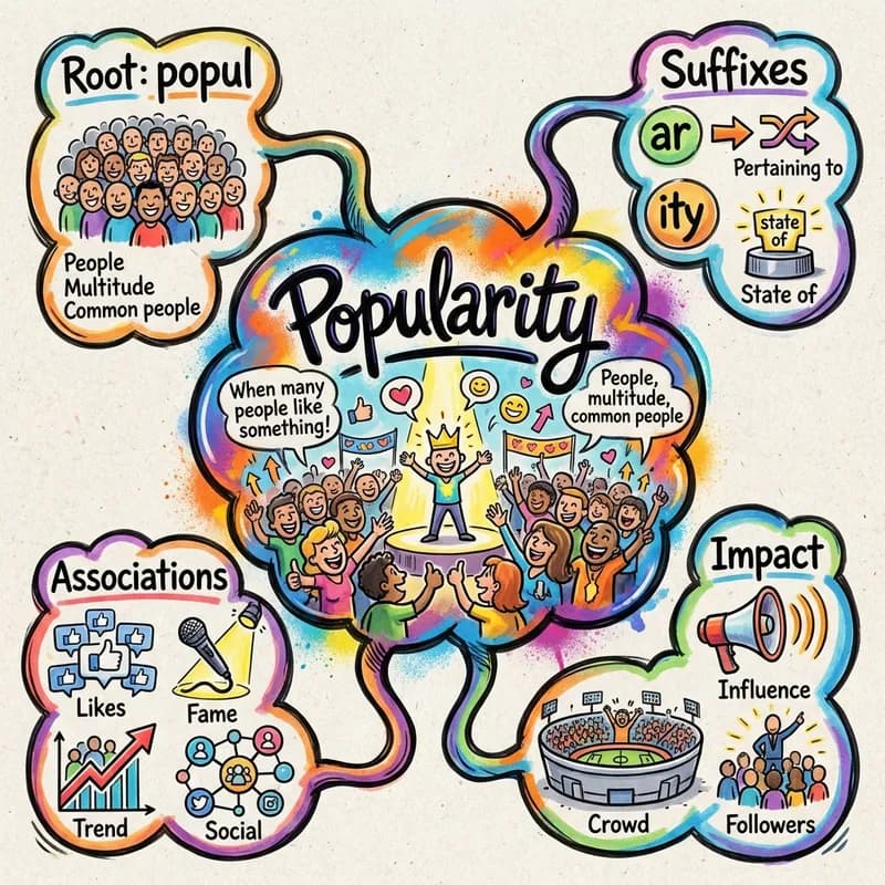 popularity 的心智圖