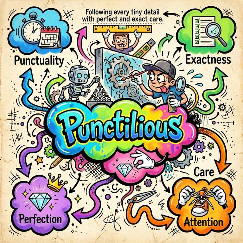 punctilious 的心智圖