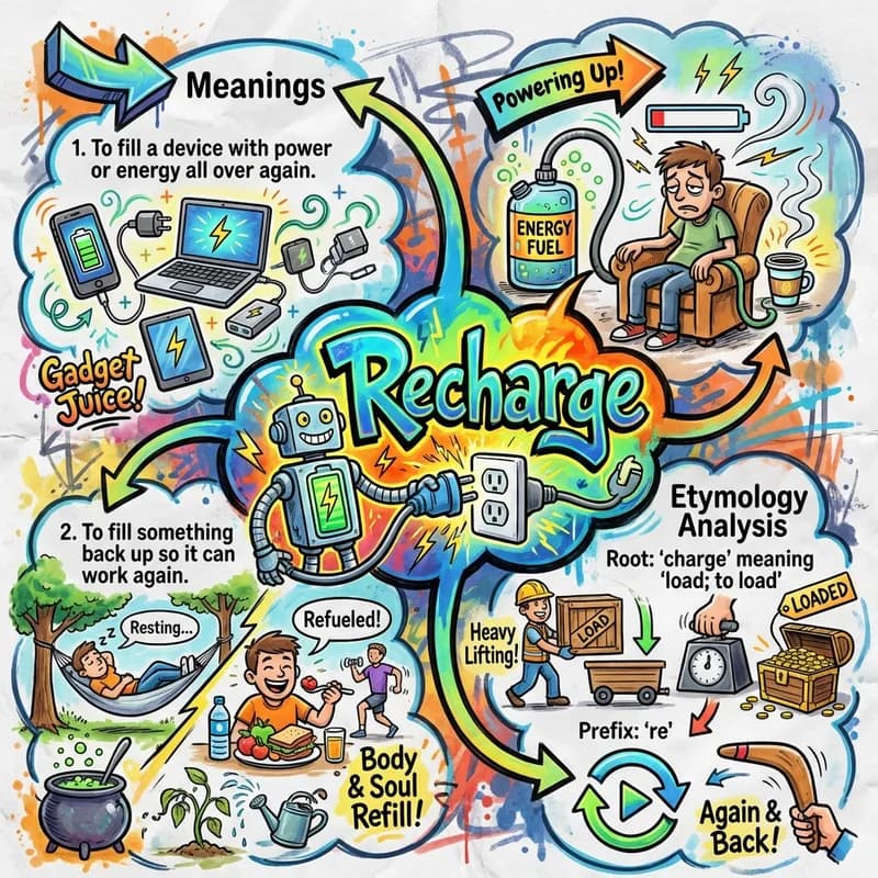 recharge 的心智圖