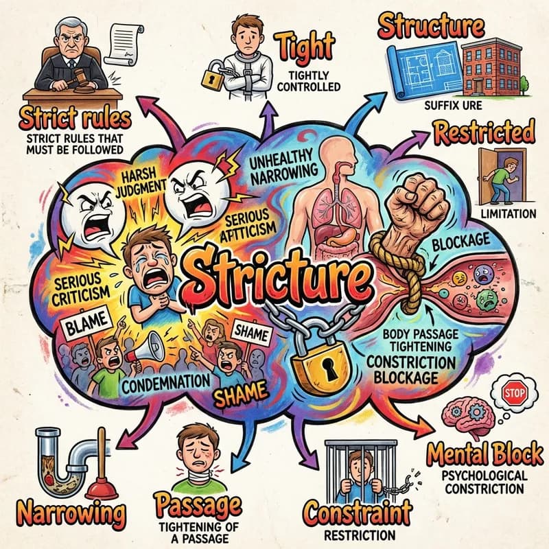 stricture 的心智圖