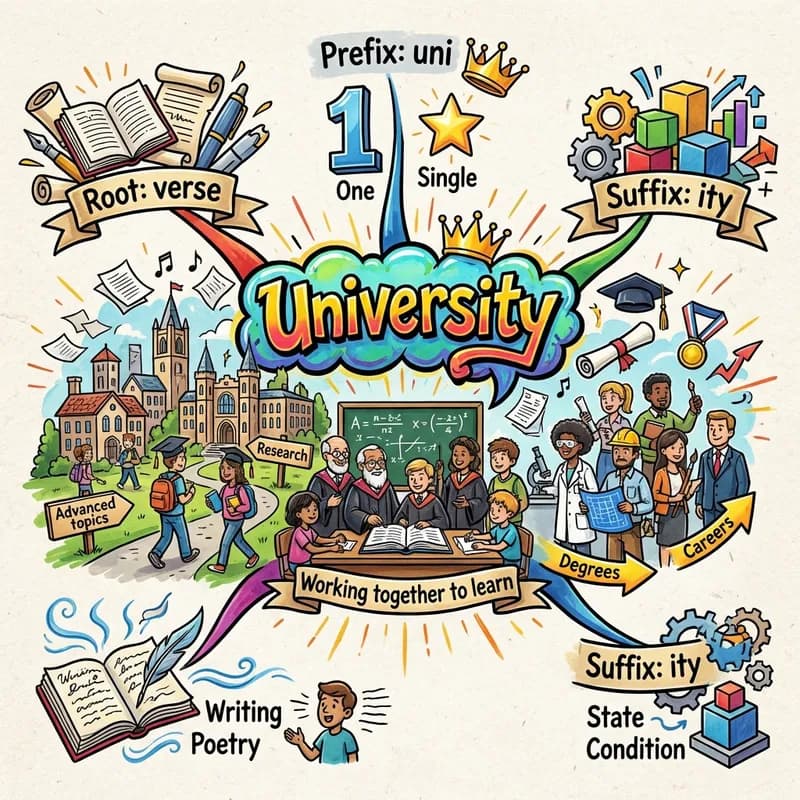 university 的心智圖