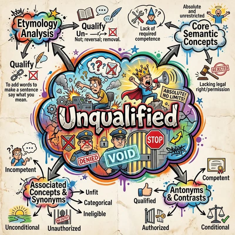 unqualified 的心智圖