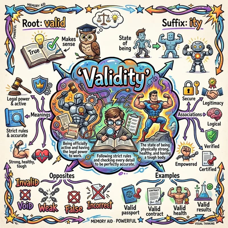 validity 的心智圖